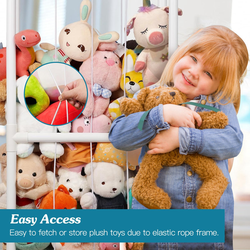 Cage de rangement en peluche en PVC pour animaux