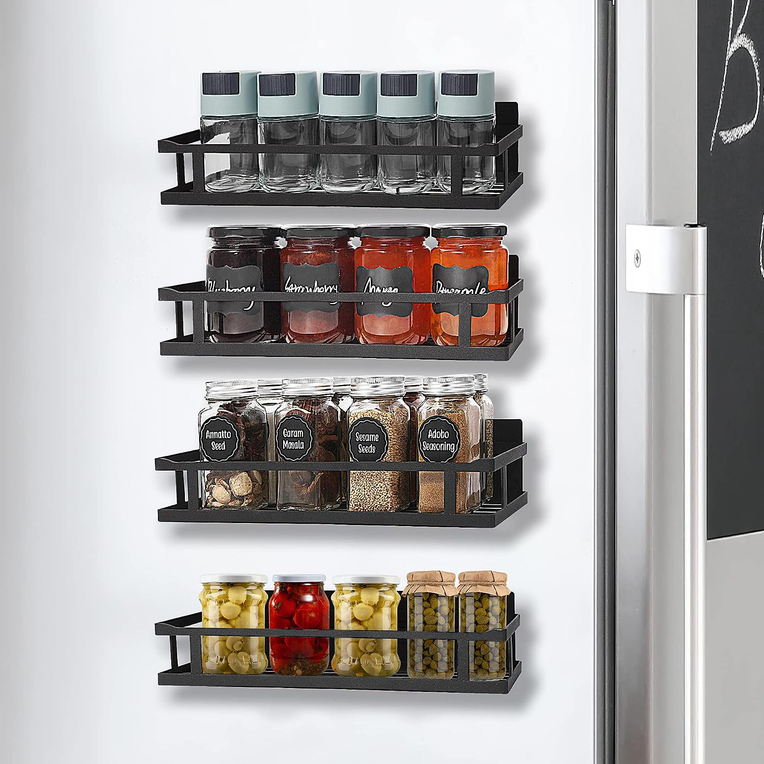 Magnetic Spice Rack Prep & Savour Finish: Black