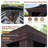 Veikous Hardtop Double-Roofed Aluminum Patio Gazebo Multiple Sizes-88780616