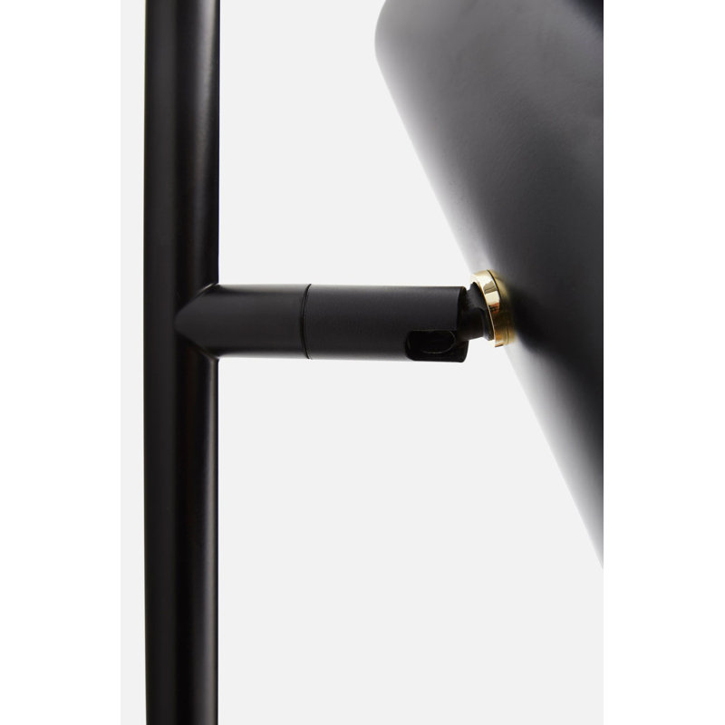 Cono Floor Lamp, Black, Black