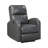 Power Reclining Chair 1Pc Gray Faux Leather Upholstered Modern Contemporary Power Motion Reclining-132851694