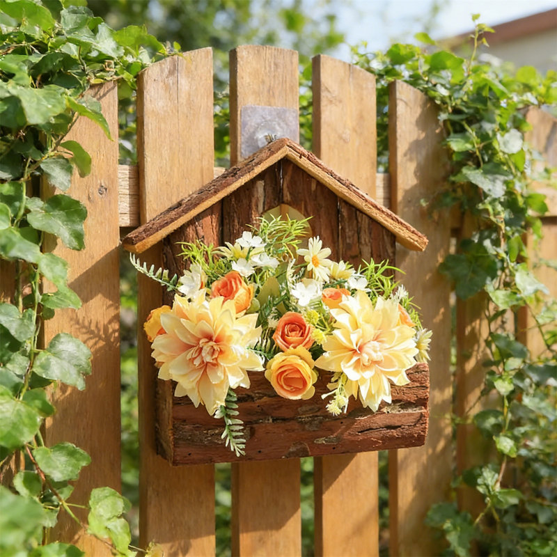 Wall-Mounted Artificial Flower