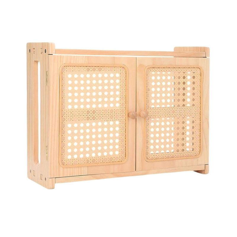 Boîte de rangement en bois pour Wi-Fi