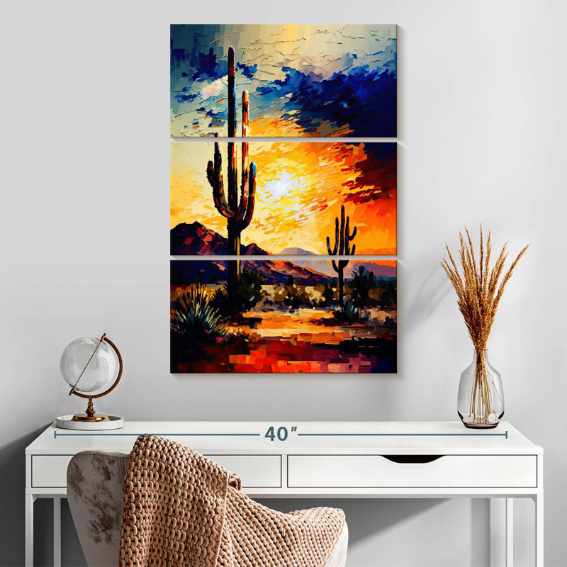 Alvord Sonoran Desert AZ II, H 32 po x l 20 po