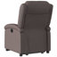 Fauteuil inclinable standard en cuir véritable de 28 po de large Kaino-1798635611
