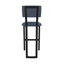 Tabouret London en vinyle avec une finition nuageuse peinte à la main-1404359436-1402684348-1404359438