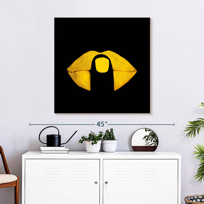 Shuttleworth Lips, 30" H x 30" W