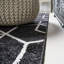 Tapis noir / blanc Mashawna-1514163862