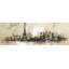 Eiffel Tower Sketch - Beige Cities Framed Matted Print Decor