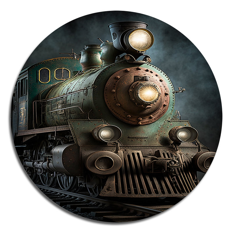 Jillann Rythme du train III, H 23 po x l 23 po x P 1 po