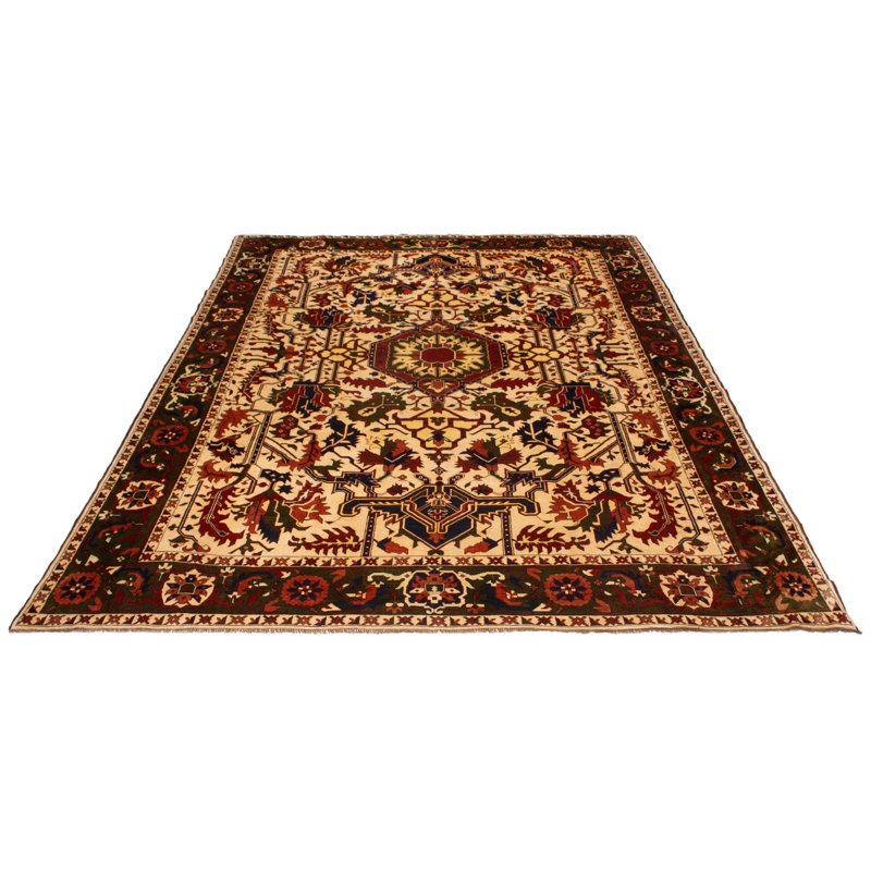 Kargahi Cream Rug 10'5" x 12'9"