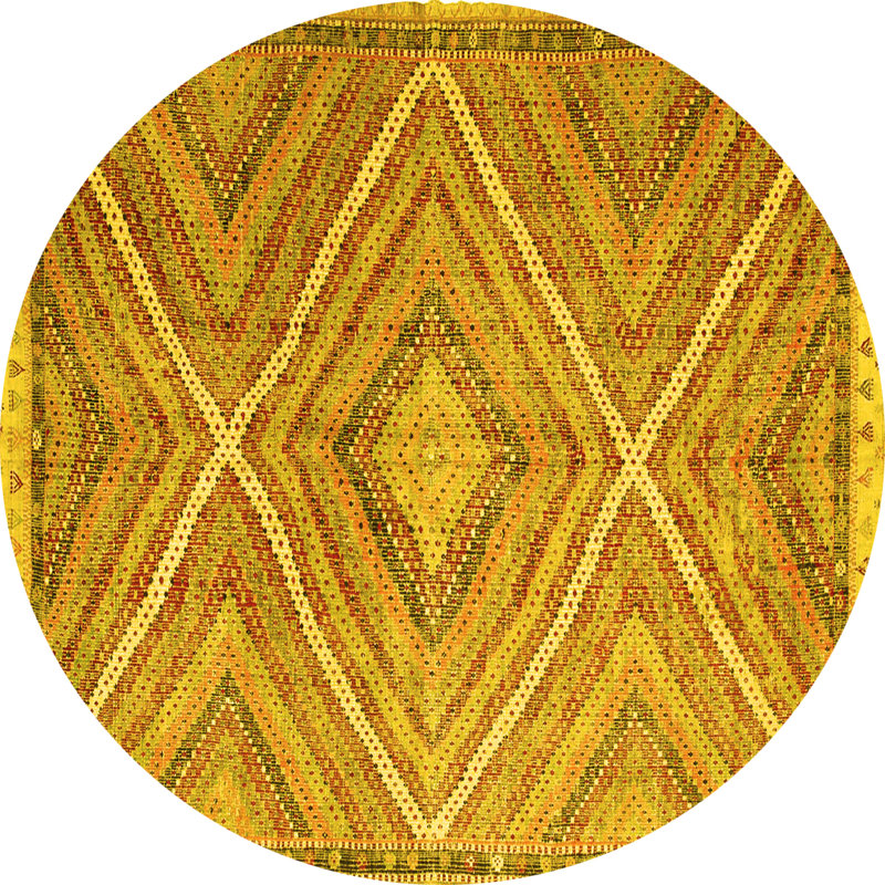 Performance Southwestern Indoor Rug, Round 5'