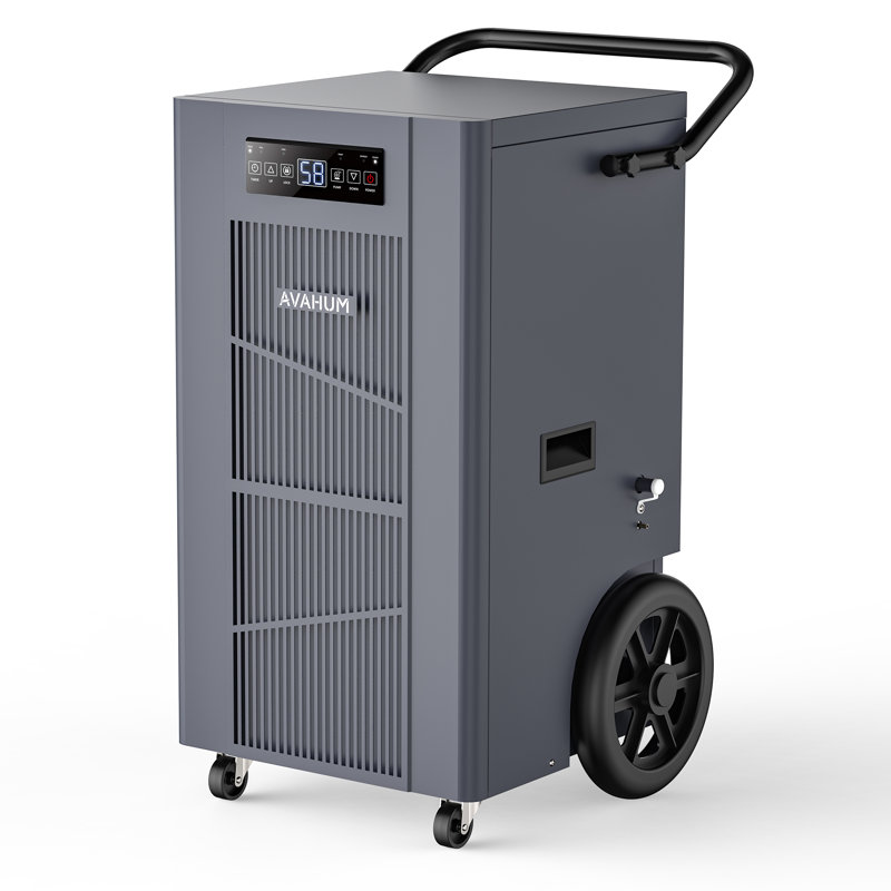 Déshumidificateur commercial AVAHUM 320 pintes avec pompe, technologie anti-corrosion pour 8 000 pieds carrés