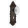 Victorian Plate with Decorative Keyhole and Crystal Victorian Knob