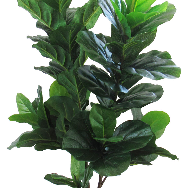 Figuier artificiel en pot, H 46 po x l 24 po x P 15 po