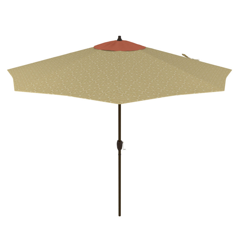 Bosley 108'' Tilt Market Umbrella, Palmetto Sawgrass - Pacifica Premium