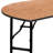 Wofford 60" Half-Round Wooden Folding Event Table