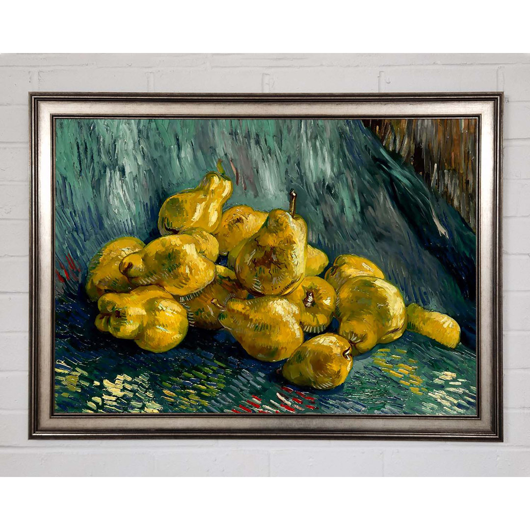 Van Gogh Stillleben mit Quitten - Einzelner Bilderrahmen Kunstdrucke