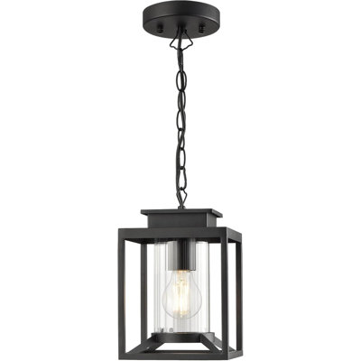 Luminaire suspendu d'extérieur moderne en verre E26