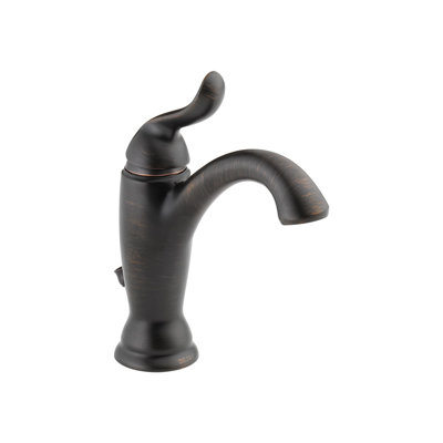 Robinet de salle de bain monotrou avec assemblage de drain Linden ™ et technologie d'étanchéité DIAMOND ™