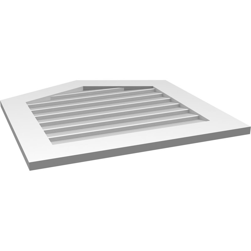 Ventilateur à pignon non-fonctionnel Signature, H 28 po x l 28 po x P 1 po, Brai 5/12