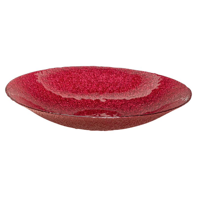 17 Stories Leonino Glass Platter