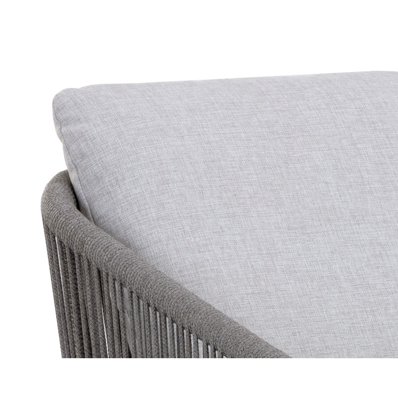 Allariz Outdoor Dining Armchair, Gray, Warm Gray