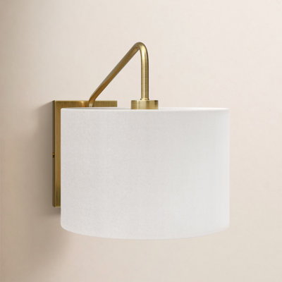 Finley Solid Brass Armed Sconce