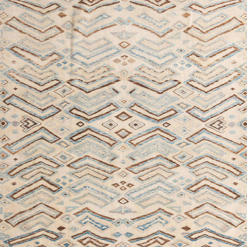 Tapis abstrait moderne 4776, Carré 6 pi
