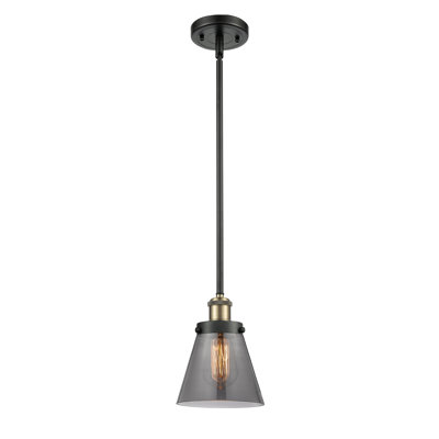 Mini-luminaire suspendu à cordon 1 lumière Ballston Urban Cone