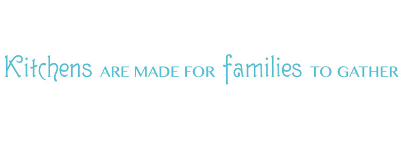 Text & Numbers Non-Wall Damaging Wall Decal, Geyser Blue, 8" H x 100" W x 0.01" D