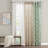 Palm Leaf Burnout Window Sheer White-685072444