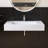 30'' Wall Mounted Bathroom Sink Solid Surface Sink With Faucet Hole-124883373