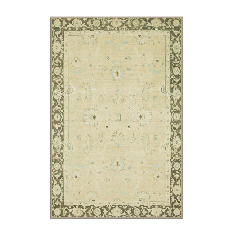 Tapis abstrait moderne 2646, Rectangle de 2 pi x 3 pi