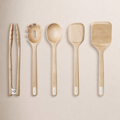 Caraway 5-Piece Wooden Utensil Set