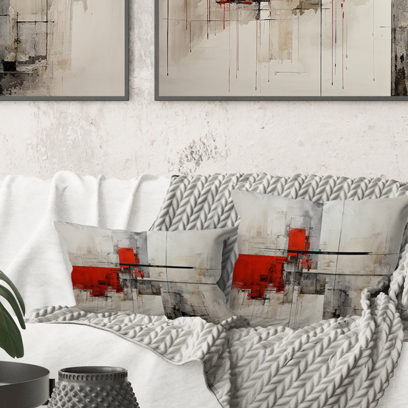 Coussin abstrait Abstract Collages