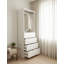 Garde-robe en bois avec quatre tiroirs Kalinikos-145758427