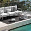 Stulle Round Outdoor Coffee Table with Metal Frame-72862169