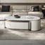 Table basse très simple en pierre micro-cristalline