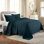 Ensemble de couvre-lit toutes saisons avec housse de coussin en tissu matelassé 100% coton Superior