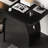 Black Rectangular Solid Wood+Iron desk-396648703