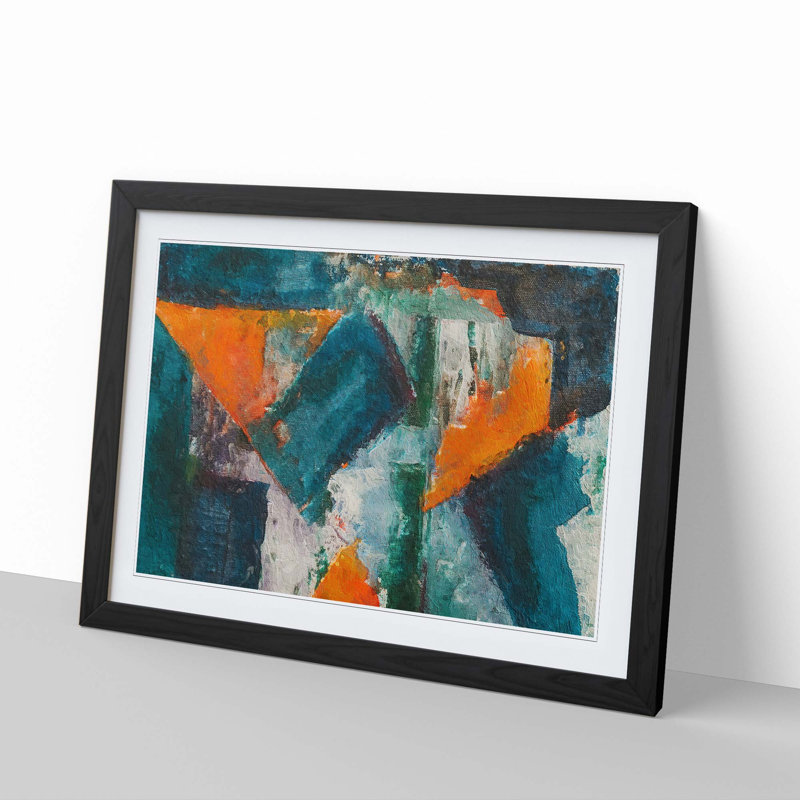 Abstract Vol.62 by S.Johnson - Single Picture Frame Print, Black Framed, 33cm H x 45cm W x 2cm D