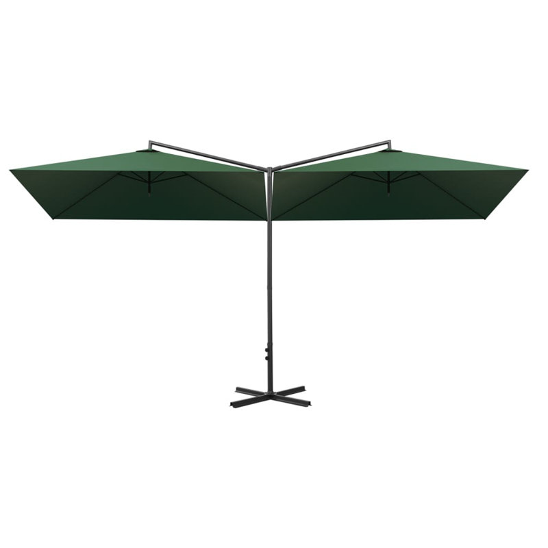 Nido 290cm Cantilever Parasol, Green