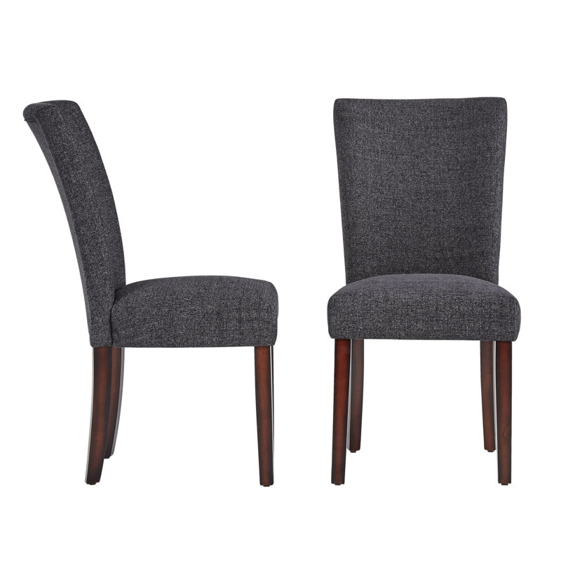 Chaise d'appoint rembourrée Lancaster, Mélange de polyester gris anthracite