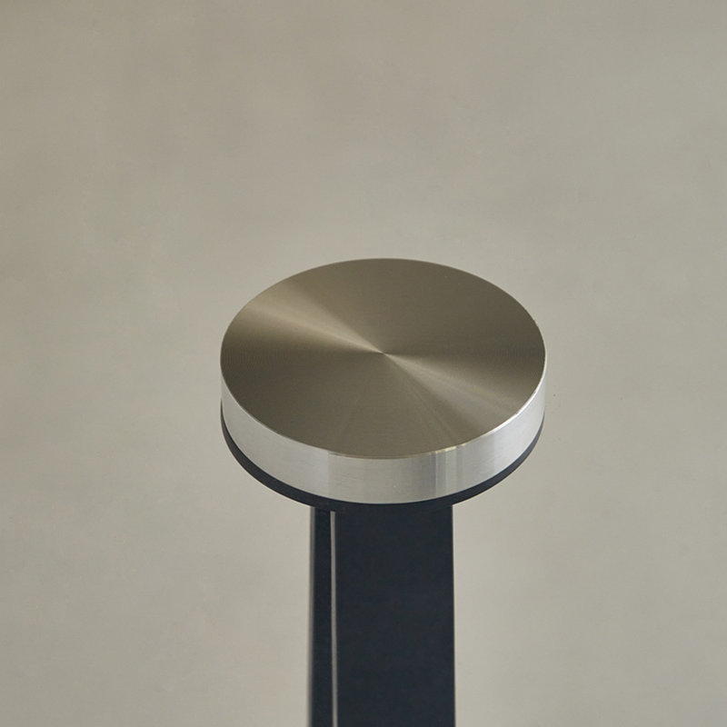 Table d'appoint ronde en verre Iorio