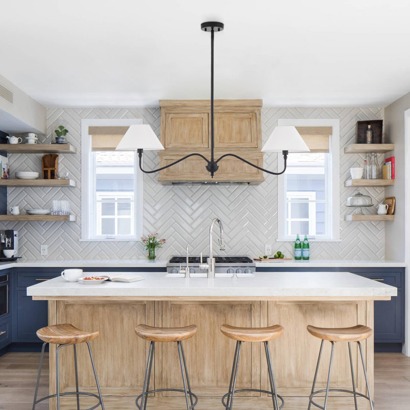 2 - Light Kitchen Island Pendant