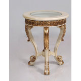 Salvato Glass End Table