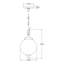 Tolliver 1 - Light Sphere Pendant-16292019-16292020