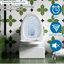 Toilette économiseur d'eau 1,28 po, conception allongée et confortable, siège, chasse d'eau 1000 grammes, blanc brillant 003S, appareil de salle de bain au sol