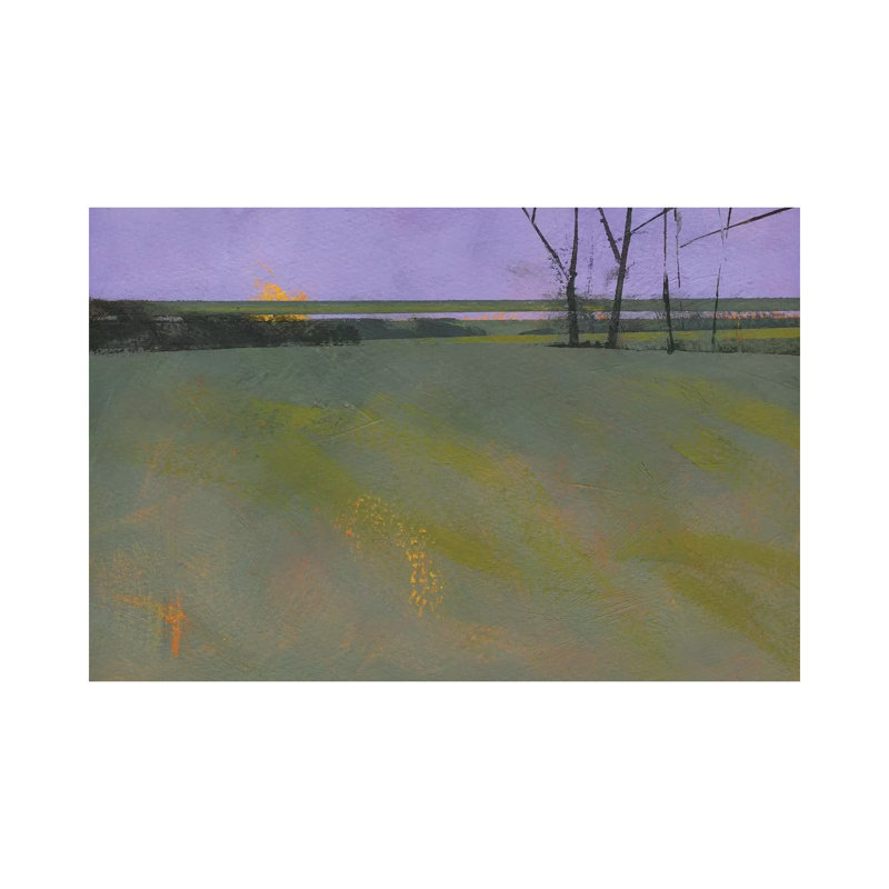 Millfields by Paul Bailey - Wrapped Canvas Painting, 20.32 cm H x 30.48 cm W